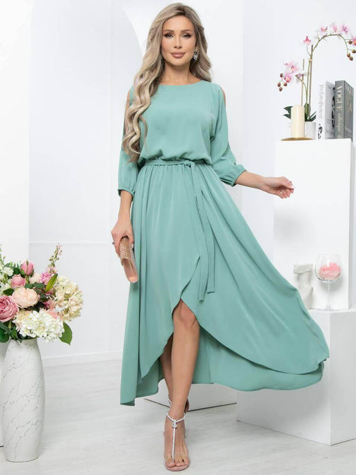 Платье Танго вдвоем оливковое П10123 - Lt collection фото 9