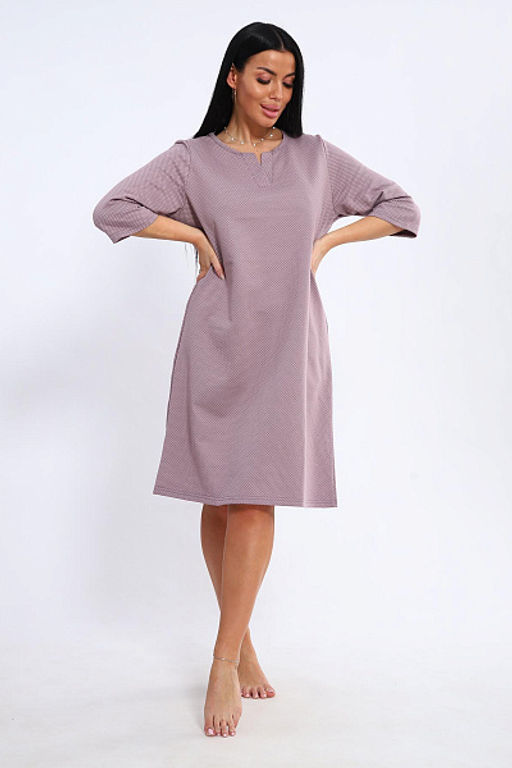 Сорочка теплая, футер с начесом (01035) - Плиона фото 91