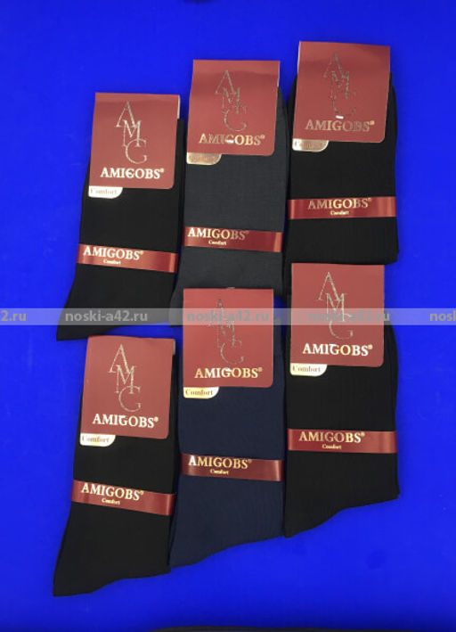 Цена за 12 пар. AMIGOBS носки мужские арт. 5007 40-45 (фактически 40-44)  фото 19