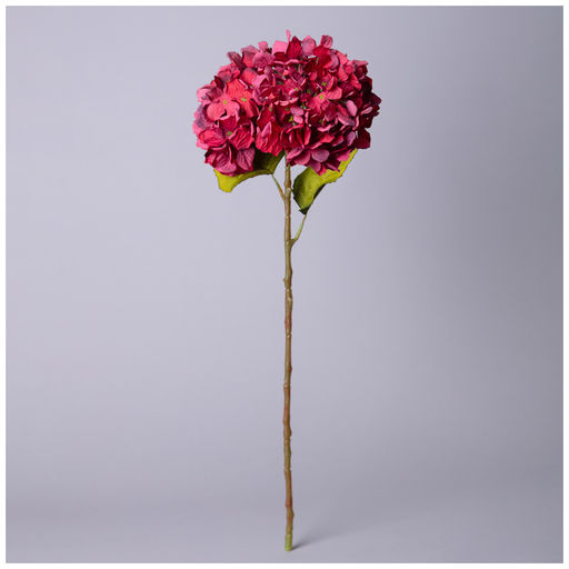 ЦВЕТОК ИСКУССТВЕННЫЙ ГОРТЕНЗИЯ ДЛИНА=63СМ , ЦВЕТ МАРСАЛА - Lefard фото 2