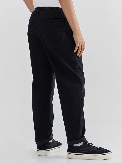 Джинсы-джоггеры для мальчиков черные - Mark formelle фото 4