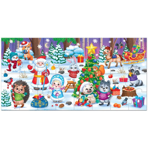 Пазлы 8 в 1 Двусторонние пазлы. Новогодние истории - Puzzle time фото 3