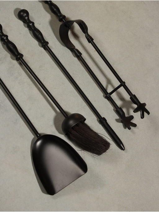 Каминный набор Пылание сталь, 4 предмета, 18х8х40 см - Simaland фото 6