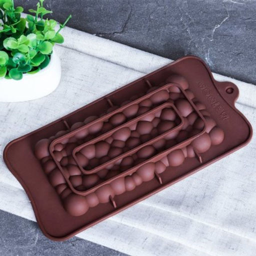 Форма силиконовая для шоколада / HL-165 / уп 300/ 21*10,3*1 см/ 0,04 - ГалеонТрейд фото 2