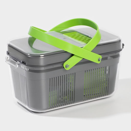 Овощерезка универсальная Chopper, 22 в 1, серая, зелёная