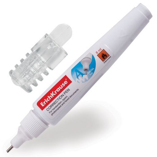 Ручка-корректор ErichKrause 8мл., метал. наконечник (24815)
