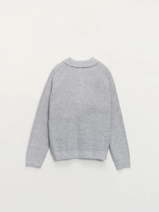 Джемпер с воротником поло regular fit / Zarina