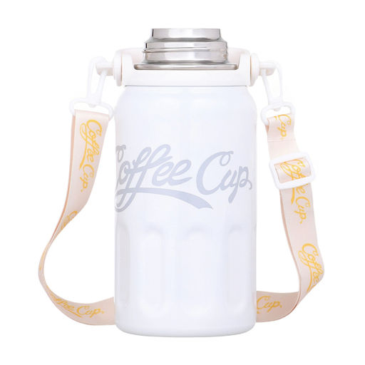 Термос для чая и кофе "Coffee cup", 1 л, сохраняет тепло 10 ч, белый