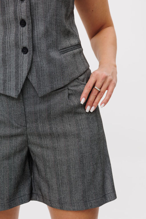 Шорты ANELLI 1403.2 грей лайн  фото 4