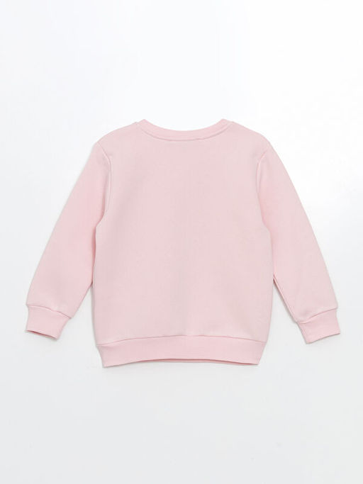 Bisiklet Yaka Bask?l? K?z Bebek Sweatshirt - Waikiki фото 2