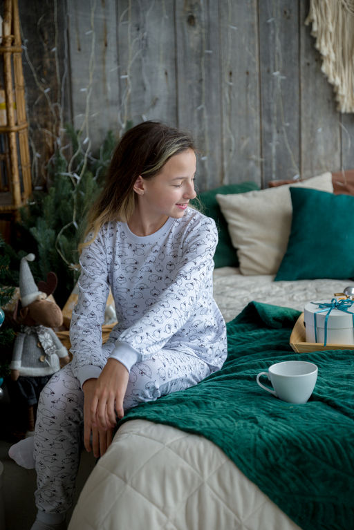 Пижама детская из кулирки пенье на манжетах Дрёма овечки - Амадэль фото 15