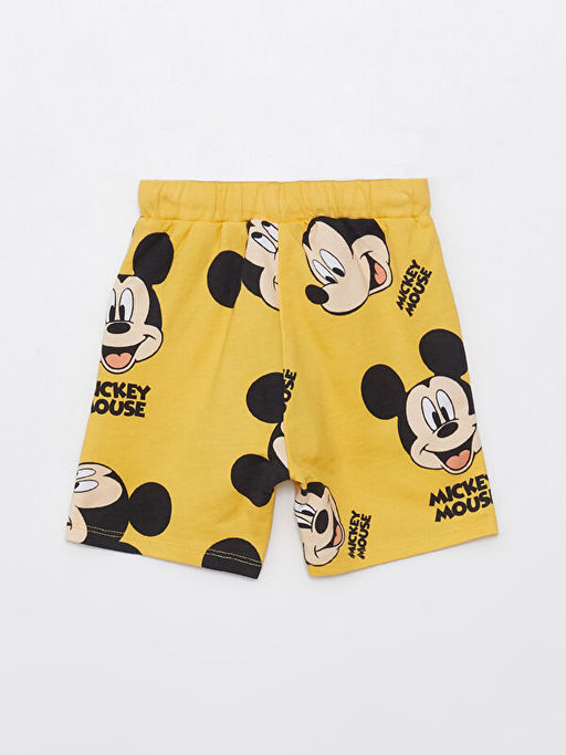 Beli Lastikli Mickey Mouse Bask?l? Erkek Bebek ?ort - Waikiki фото 2