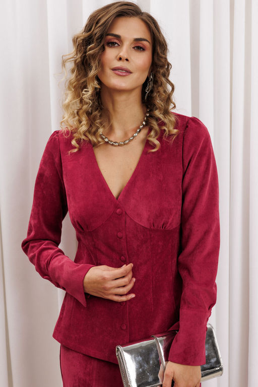 Костюм Gizart 5421 брусничный