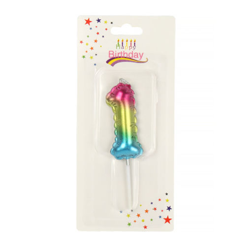 Свеча Цифра Градиент / KL-18 /уп 600/ - Галеонтрейд фото 2