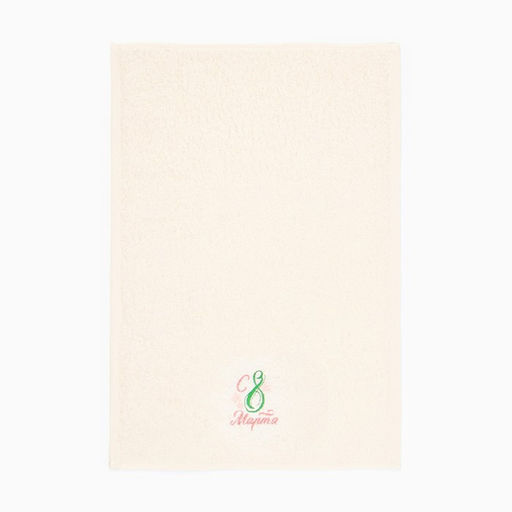 Полотенце махровое Этель С 8 Марта 35х50 см, 100% хлопок, 350 г/м2  фото 2