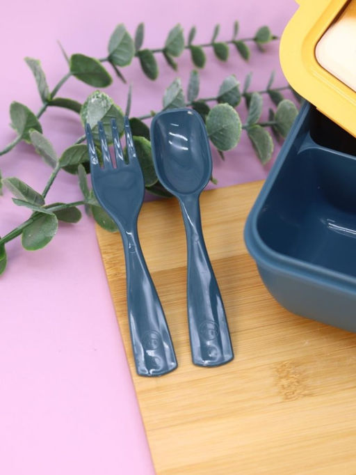 Ланчбокс "Square", yellow-blue (1100 мл)