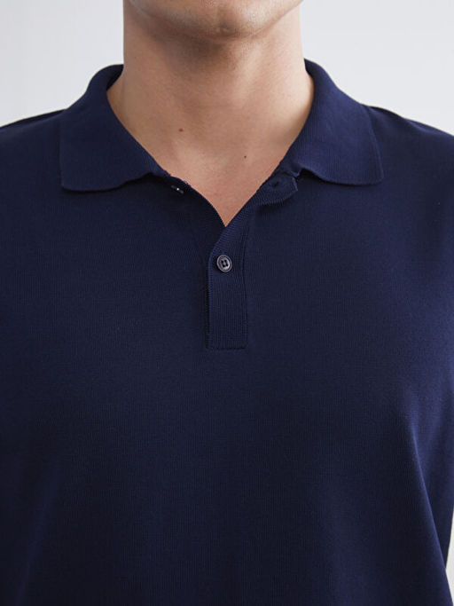 Polo Yaka Erkek Triko Kazak