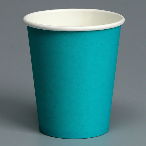 Цена за 50 шт. Стакан бумажный, однотонный, цвет бирюзовый, 250 мл, 50 шт - Simaland фото 2