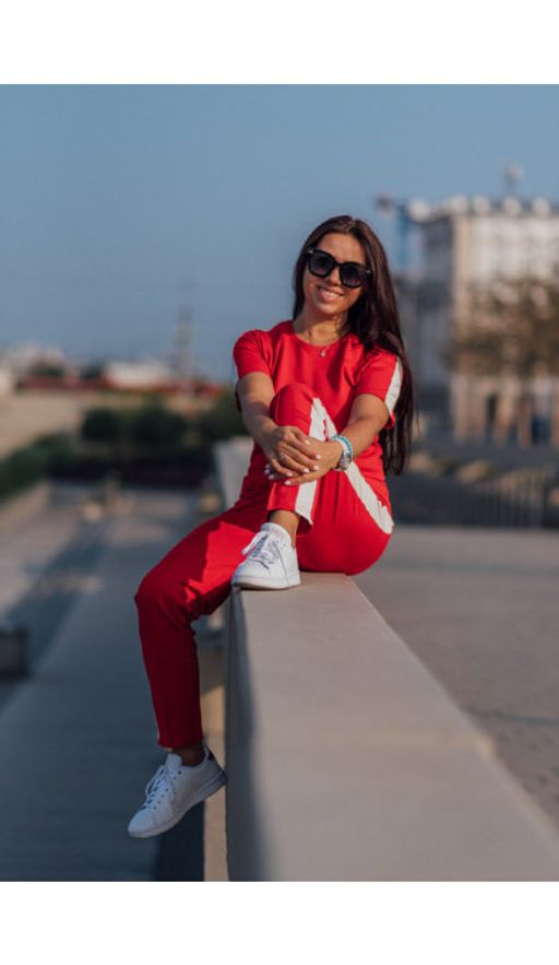 Футер 2х нитка КАЧЕСТВА ПЕНЬЕ 95% ХЛОПОК Костюм женский - Knitka wear фото 2