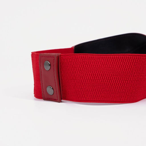 Ремень женский на кнопках, ширина 8 см, цвет красный - Simaland фото 2
