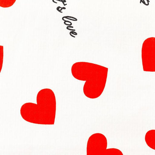 Полотенце Сердечки 80х150 см, 100% хлопок, вафельное полотно, 160гр/м2 - Этель фото 2