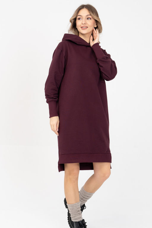 Платье женское 405L3-33 т.сливовый - Solo mio фото 4