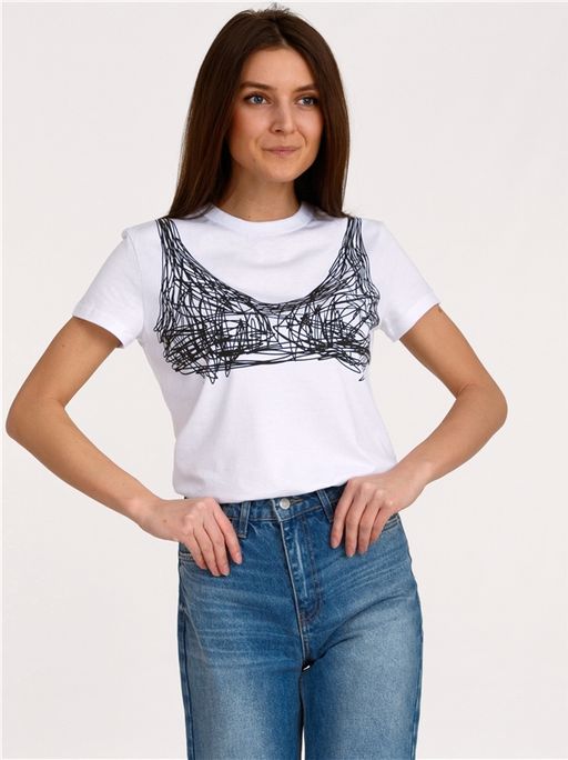 Уценка 50% футболка 1ЖДФК2657001 - Апрель фото 3