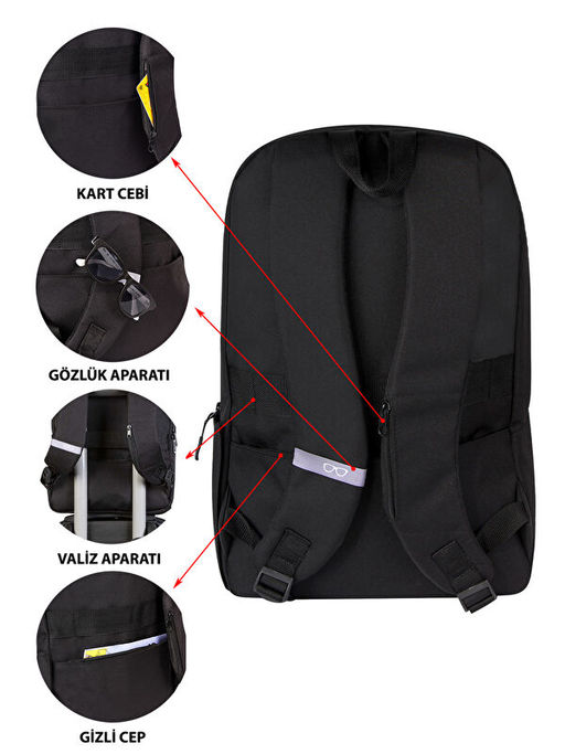 Laptop B?lmeli Erkek S?rt ?antas?