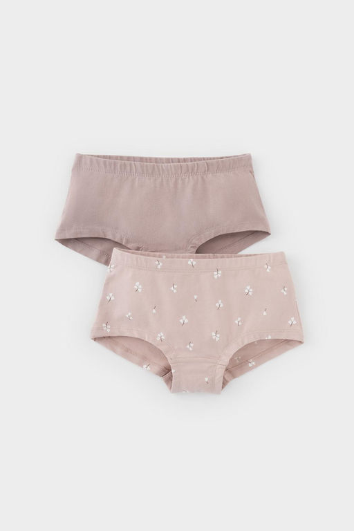 К 1968-2уп/латте,бежевый,ландыши трусы для дев - Crockid фото 3