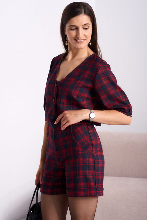 Костюм Celentano 5054 красная клетка  фото 5