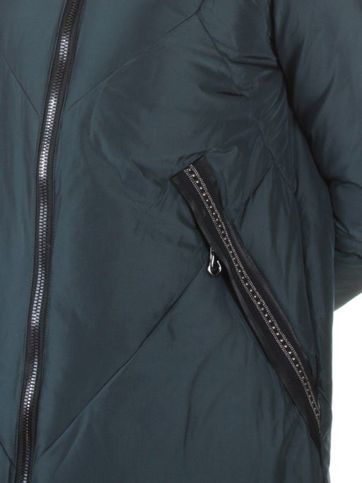 018 GREY/GREEN Куртка зимняя женская Snow Grace - Fashion фото 4