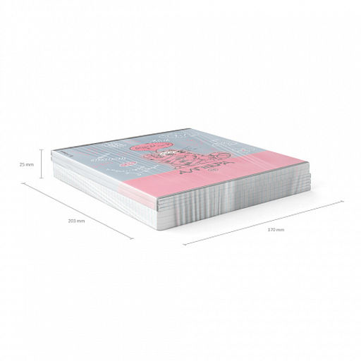 Цена за 5 шт. Тетрадь общая ученическая с пластиковой обложкой на скобе ErichKrause Котоформулы, Алгебра, 48 листов, клетка  фото 5