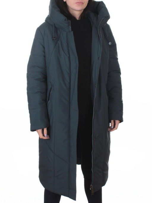 A615 AQUAMARINE Пальто зимнее женское (верблюжья шерсть, 120 гр. холлофайбер)