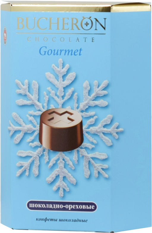 BUCHERON. Новый год. Gourmet шоколадно-ореховые (новогодние) 130 гр. карт.упаковка