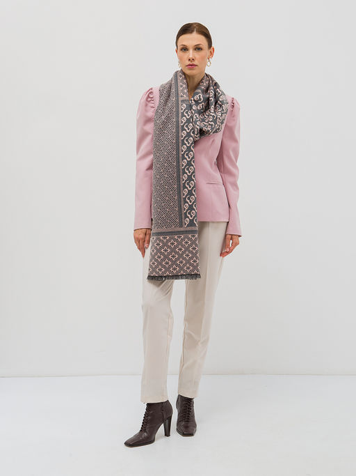 В составе шерсть. Большой теплый двусторонний палантин - Tantino фото 2