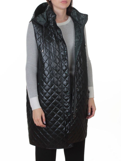 802 DK. GREEN Жилет утепленный женский (50 гр. синтепон) - Fashion фото 8