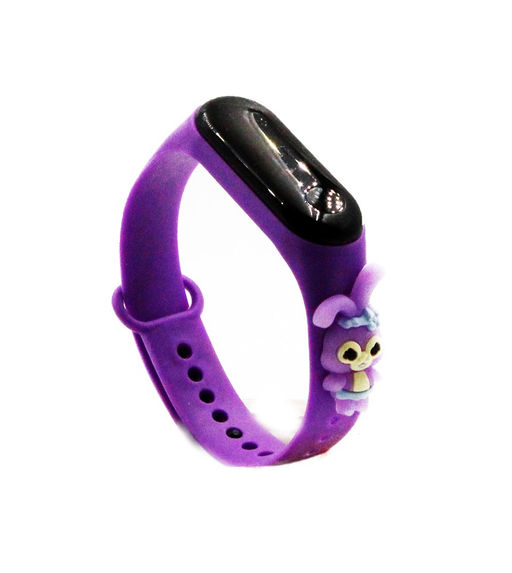 Часы наручные сенсорные (WTC-7) резин. браслет с фигуркой "Зайчик"