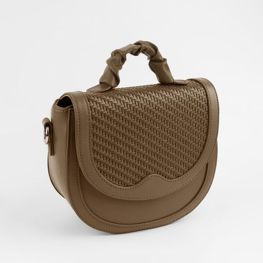 Цена за 3 шт. Ручка для сумки, пришивная, 18 3,5 см, цвет коричневый - Арт узор фото 5