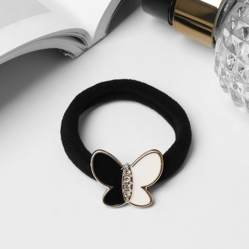 Цена за 6 шт. Резинка для волос «Солвейг», бабочка, 5 см