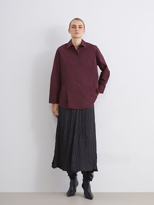 Oversize Poplin Kad?n G?mlek Tunik