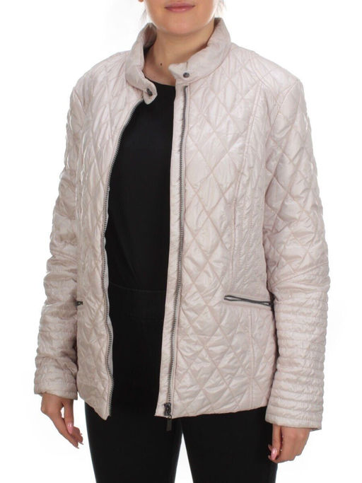 B-11 BEIGE Куртка демисезонная женская NO NAME (50 гр. синтепон) - Фабричный китай фото 7