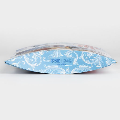 Цена за 3 шт. Коробка новогодняя складная фигурная «Дед Мороз и Снегурочка», 26 х 19 х 4 см