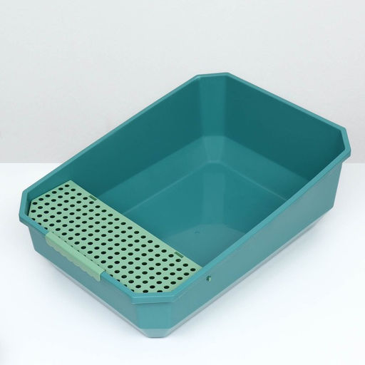 Туалет большой и совком, 61,5 х 44,5 х 22 см, зелёный - Пижон фото 3