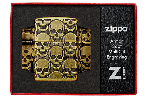 Зажигалка ZIPPO Armor® Ухмыляющиеся черепушки | Cackling Cranium 46302  фото 9