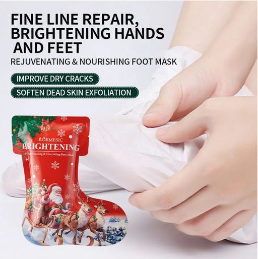 Маска для ног отшелушивающая увлажняющая носочки