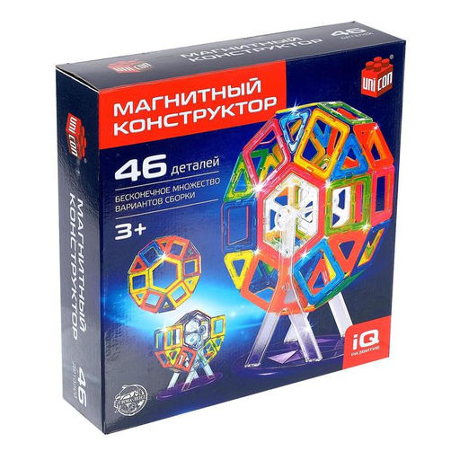 Магнитный конструктор Magical Magnet, 46 деталей - Unicon фото 6