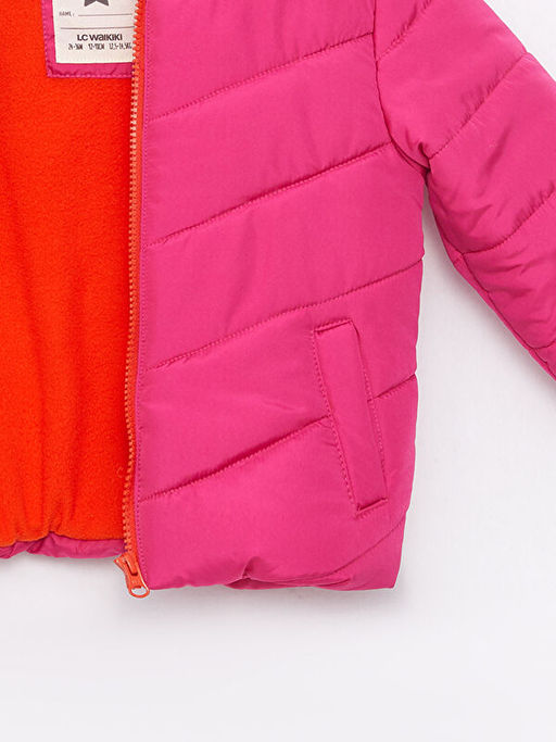 Kap??onlu Uzun Kollu Basic K?z Bebek Mont - Waikiki фото 3