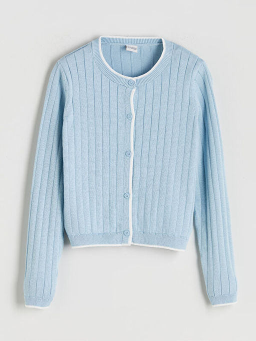 Bisiklet Yaka K?z ?ocuk Triko H?rka