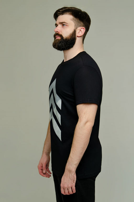 Арт. 61117 Футболка мужская 48-58 (6 шт) Цвет:черный - Идеал фото 11