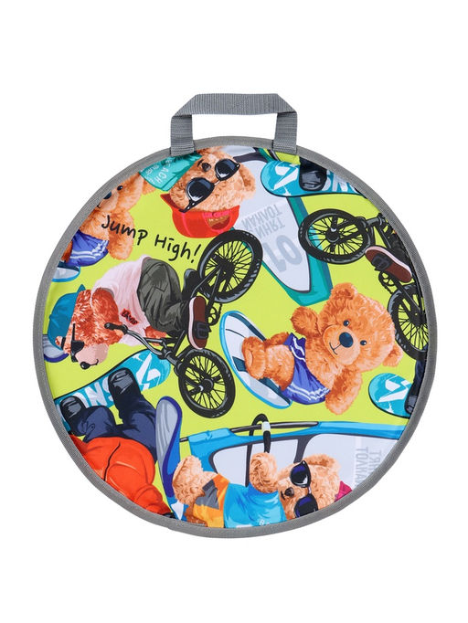 Ледянка мягкая Bear, круглая, цвет МИКС